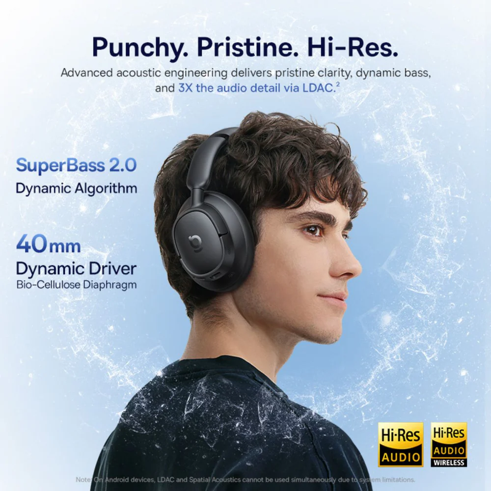 Baseus Bass BH1 NC Wireless Noise Cancelling Headphones - Image 16