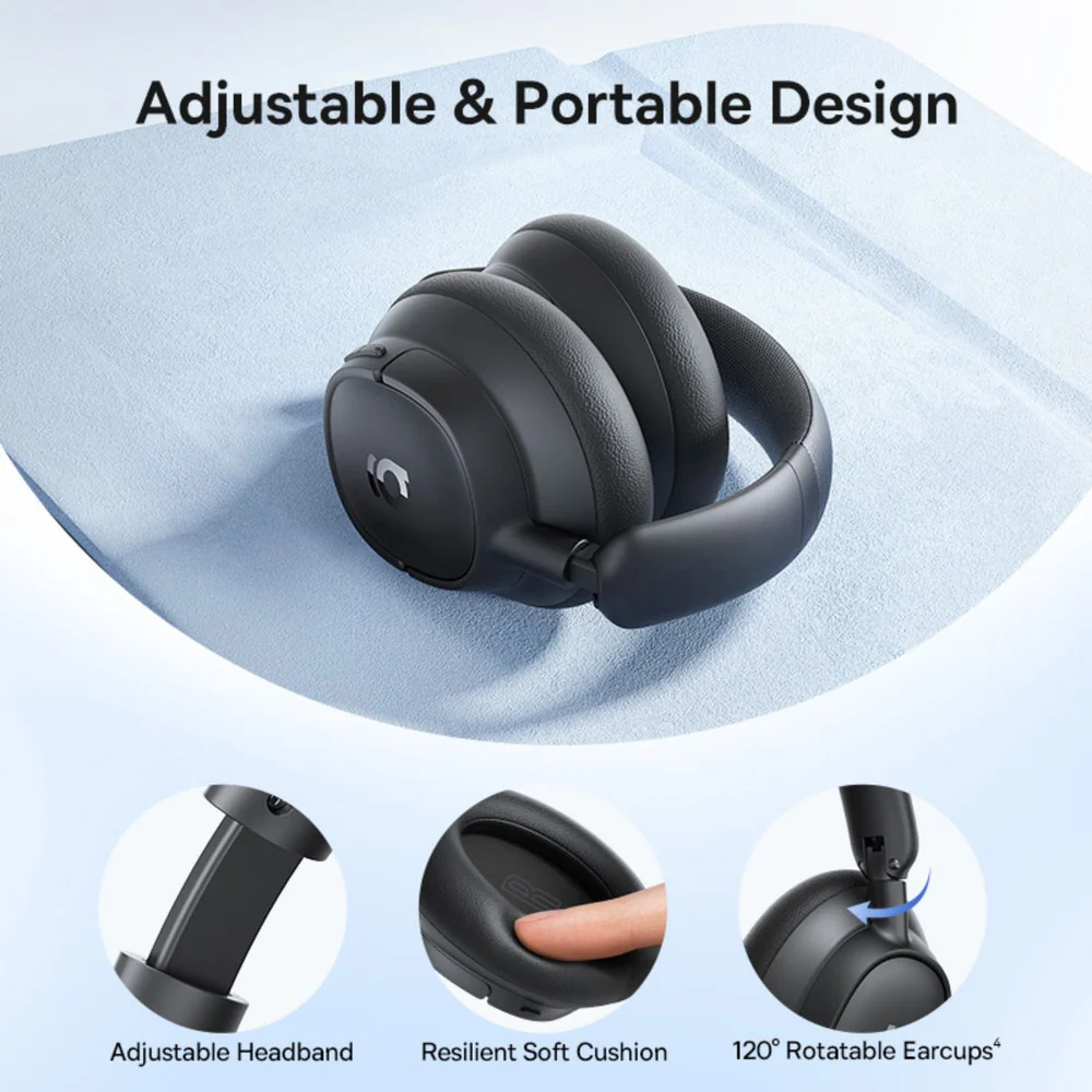 Baseus Bass BH1 NC Wireless Noise Cancelling Headphones - Image 12