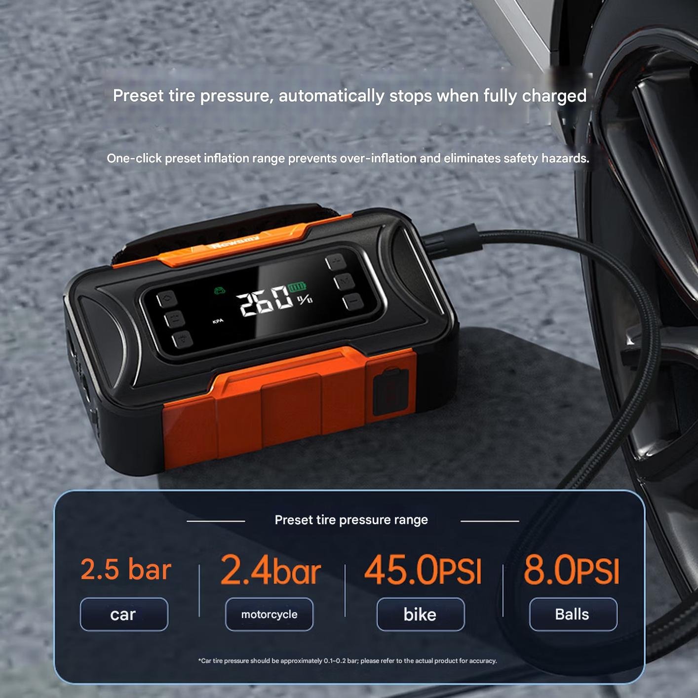 Newsmy A6 Car Emergency Portable Jump Starter - Image 3